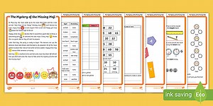 Missing Moji Mystery Maths Game