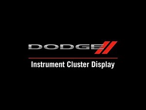 Instrument Cluster Display | How To | 2020 Dodge Challenger