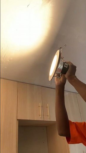 DIY Ceiling Light Installation: Watch This Before You Try! #shorts