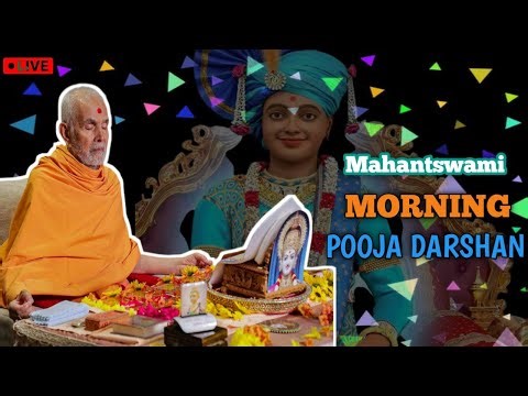 🟧 MAHANTSWAMI LIVE MORNING POOJA DARSHAN 29-11-25 | BAPS POOJA DARSHAN | LIVE DARSHAN