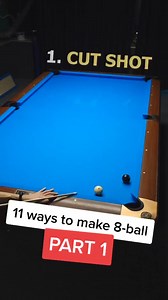102K views · 1.3K reactions | 11 ways to make the 8-ball. Part 1 #trick #billiards #8ballpool #tips #skills #tutorial #billiard #lesson #8ball #sn #reels8ball #billiards #8ball | Ka you 23 | Facebook