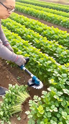 🌿🚜Amazing Coriander Harvesting Technique ✨ | Smart Farming Method for Fast & Efficient Crop Harvest