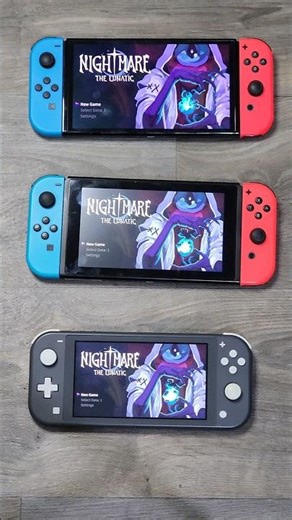 Nightmare The Lunatic - Switch Lite vs Standard vs Oled | Speed Test Comparison #shorts #nintendo