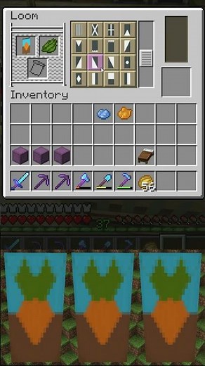 Minecraft: How to Make a Carrot Crop Farm Banner - Tutorial