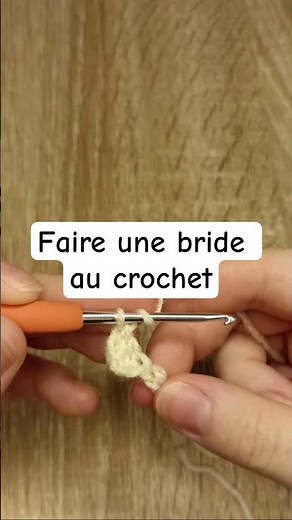 Tuto : faire une bride simplement au crochet #crochet #bride