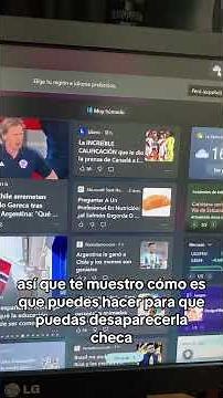 Como activar y desactivar noticias e intereses en Windows 10