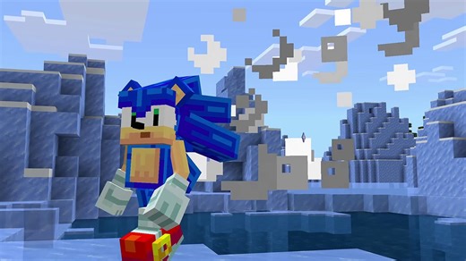 Minecraft x Sonic - Official Sonic Add-On Super Update Trailer