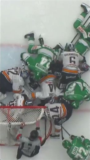 Goal or not? (Rögle BK vs. Växjö Lakers HC in Catena Arena in Ängelholm in SHL in Sweden) (#Shorts)