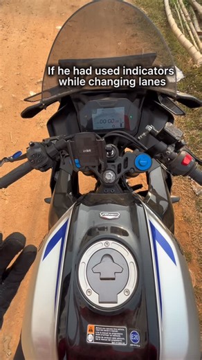 Ray on Instagram: "Importance of indicators while changing lanes on a highway. Do follow- @yato.rides"