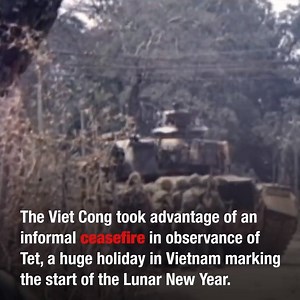 9.1K views · 71 reactions | 50 years ago today, the Tet Offensive began. It kicked off the toughest year of fighting during the Vietnam War. credits: U.S. Marine Corps https://www.facebook.com/marines/videos/10154971127645194/ | Cold War Project | Facebook