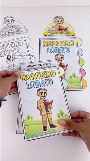 Aula Criativa com Monteiro Lobato dia do Livro Infantil 📚✨