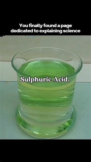 Conceptify – Science Simplified on Instagram: "⚠️ Sulphuric Acid — The World’s Most Dangerous Liquid! 💀🔬 Ever wondered why some chemicals are insanely powerful and terrifying? Sulphuric acid isn’t just any liquid — it’s one of the most corrosive substances on Earth, capable of turning almost anything it touches into ash or foam! 😱 💡 Here’s why it’s so crazy: ✔️ It reacts violently with water and organic materials 💥 ✔️ Can dissolve metals, wood, and even skin if handled carelessly 🧪 ✔️ Gene