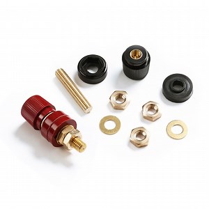 [Hot Item] Inverter Battery Terminal Insulated Audio Speaker Post Outer Thread Copper Binding Post