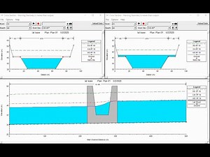 HEC RAS simulation of side channel for leaving flow in the system (lateral Structure)