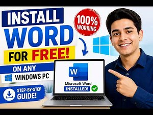 How to Install Microsoft Word for FREE on Any Windows PC (Step-by-Step Guide 2026)