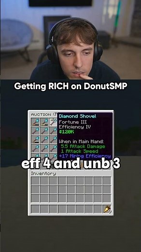 Getting rich on DonutSMP