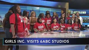 Girls Inc. visits 6abc studios