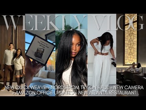 IS THIS A QUICK WIG? + AMAZON TECH FIND + NORDSTROM TRYON HAUL + NEW CAMERA + MIRAE | WEEKLY VLOG