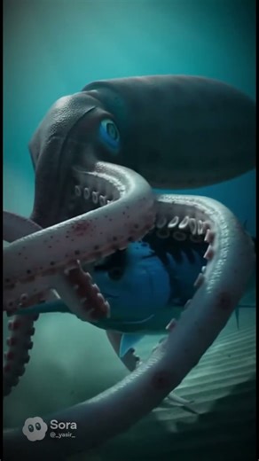 Octopus vs Sword Fish