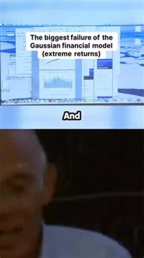 Clips For Quants on Instagram: "The theoretical straight line on this normal Q-Q plot is supposed to be the gold standard for predicting market extremes. Instead, what we're seeing is a dramatic failure: actual high and low returns are blowing past the Gaussian distribution's predictions! This diagnostic powerfully illustrates why standard financial models fall apart when things get *really* volatile. An essential piece of evidence for anyone studying risk or quantitative finance, revealing the