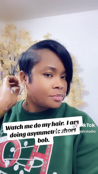 Asymmetric Short Bob Hairstyle Tutorial