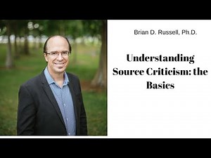 Understanding Source Criticism: the Basics