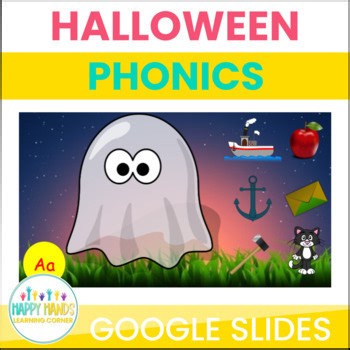 Halloween Initial Sounds A–Z | Google Slides Phonics Activity | Beginning Sounds