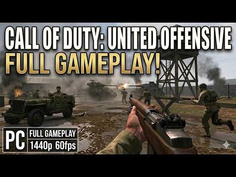 Call of Duty - United Offensive - Full Gameplay Walkthrough - No Commentary