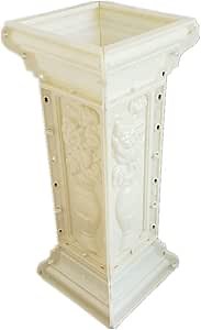 Pillar Concrete Molds,Kucy 27.6" Plastic Pillar Mould Garden DIY Casting Cement Plaster Concrete Mould(Pattern 16)