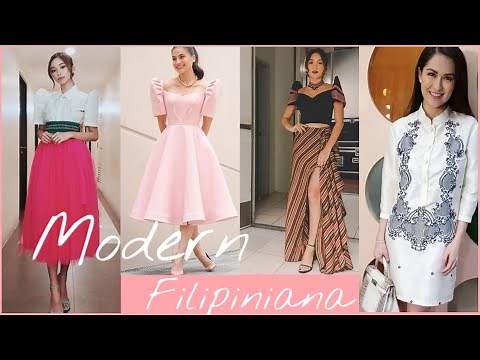MODERN FILIPINIANA OUTFIT IDEAS