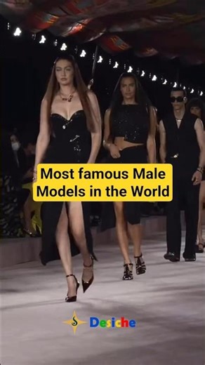 famous Male models! #fashion #models #runway #shorts