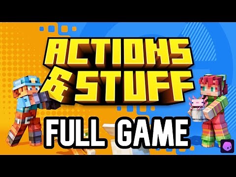 Minecraft: Actions & Stuff Marketplace Texture Pack Full Gameplay Playthrough