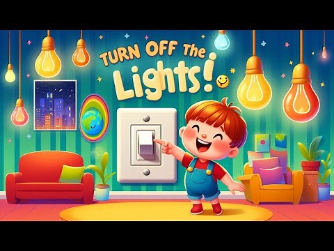 Turn Off the Lights! | Energy Conservation Song for Kids | Save Electricity 🌎💡