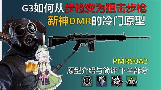 彩六新DMR的真身，G3步枪走过的巨大弯路-MSG90（PMR90A2）介绍【彩虹六号：围攻】