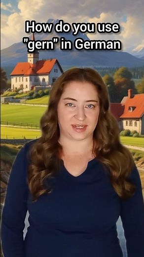 "Gern" in German #basicgerman #germanlanguage #germanwords #learngerman #germanpronunciation