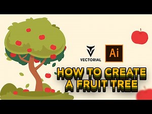 Create STUNNING Apple Tree Vectors in Illustrator FAST!