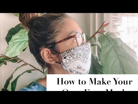 How to Make Your Own Face Mask (only 2 materials needed!)