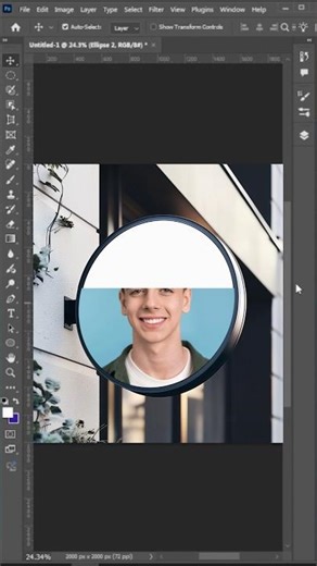 Photoshop Round Signboard Mockup Tutorial (Easy & Realistic)