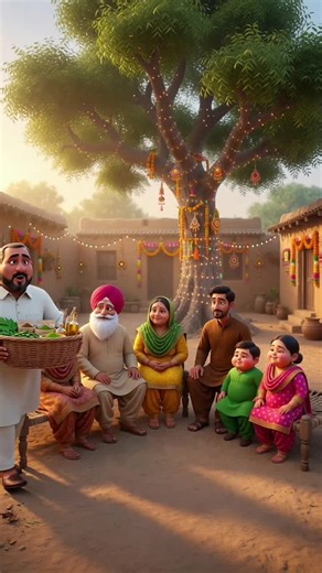 Babloo Te Moto Di Vyah Wali Masti — Village Cartoon Fun