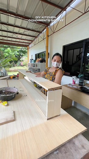 DIY | Simple Kitchen Condiments shelve by:Boholana Queen #fblifestyle | Boholana Queen