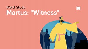 Witness (Martus) Word Study