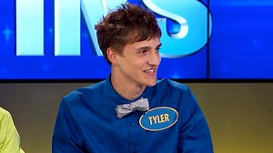 In honor of Tyler "Ninja" Blevins’ upcoming appearance on #CelebrityFamilyFeud THIS SUNDAY at 8|7c on ABC, here’s a classic flashback to 2015 when the Blevins family appeared on syndicated #FamilyFeud! 🎮🎮🎮 Check out #SteveHarvey’s stunned reaction when he hears what #Ninja does for a living! | Family Feud