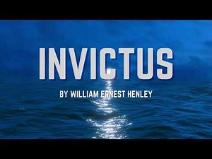 Invictus - Poem by William Ernest Henley - Animated Poetry Recitation - Inspirational Poetry