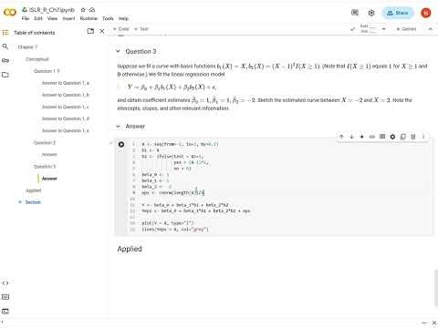 Intro to Statistical Learning (2nd Ed), Solution to Problem 7.3C