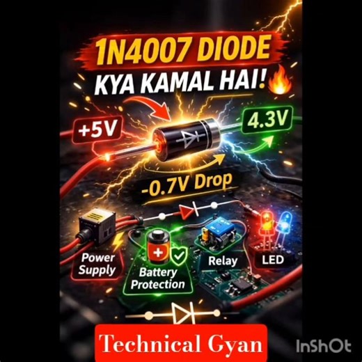 Diode volt | Diode | #electronic #accircuits #electroniccircuit #components#trending #bugatti#shorts