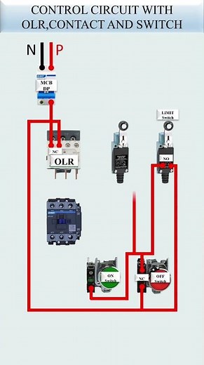 Industrial Control Connection Diagram | Electrical Control Wiring Explained #IndustrialControl
