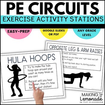 P.E. Circuits - Exercise Task Cards