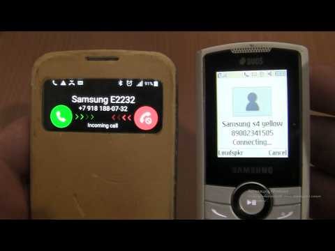 Over the Horizon Incoming call & Outgoing call at the Same Time Samsung E2232+S4 Yellow cover