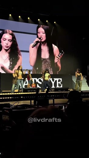 KATSEYE perform “ Gnarly ” to Eyekons VIP Soundcheck @ The Beautiful Chaos Tour LA ✨ part 9