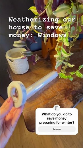 Weatherizing our home to save money: Windows. #weatherization #budgetfriendly #winter #home #heating